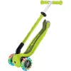 GLOBBER Go-Up Active Lights 3-in-1 Convertible Kick Scooter, Adjustable Height, LED Wheels, Lime