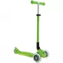 Kick scooter GLOBBER Primo Foldable Plus Lights — foldable children’s scooter with integrated lights, green lime