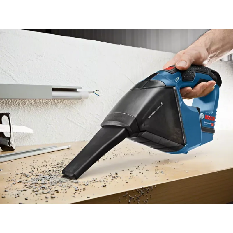 Bosch GAS 12V handheld vacuum Black, Blue Bagless