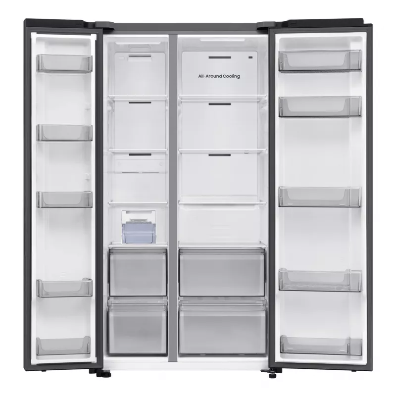 Samsung Series 6 RS70F65QEF side-by-side refrigerator Freestanding 659 L Black