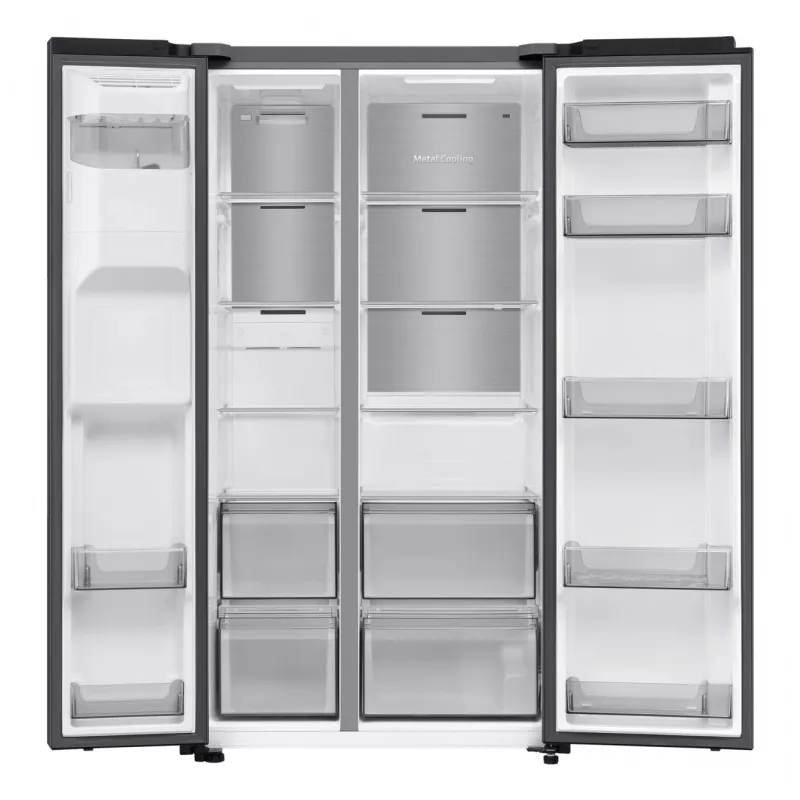 Samsung RS70F64KDF side-by-side refrigerator Freestanding 640 L Black