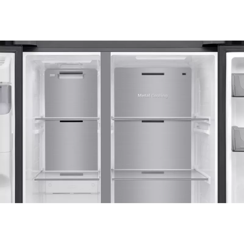 Samsung RS70F64KDF side-by-side refrigerator Freestanding 640 L Black