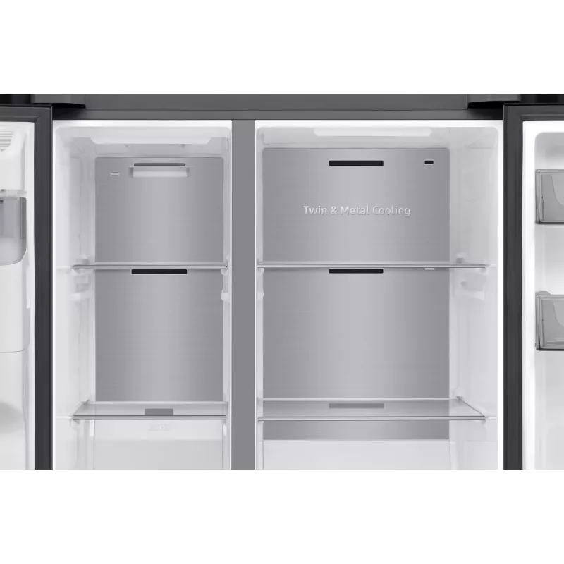Samsung Series 7 RS70F66KCF side-by-side refrigerator Freestanding 634 L Black