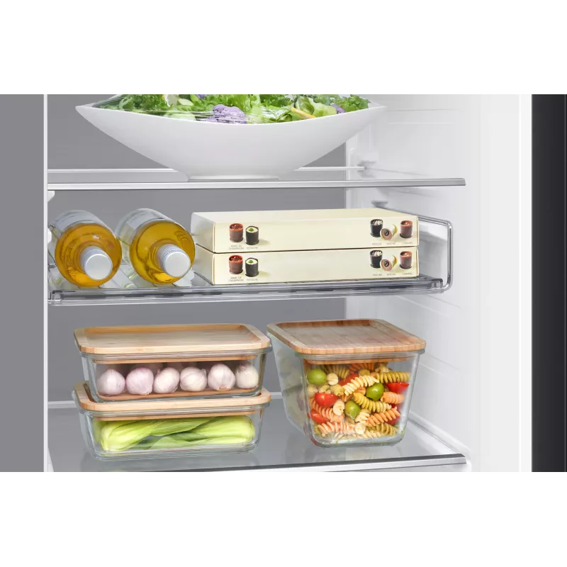 Samsung RS80F64KEF side-by-side refrigerator Freestanding 640 L Black