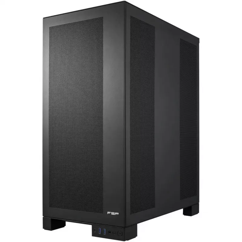 Big tower computer case Fortron FSP U500-B in black