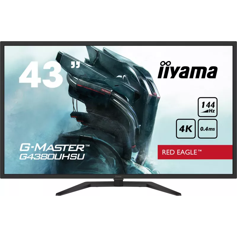 iiyama G-MASTER G4380UHSU-B1 computer monitor 108 cm (42.5 inch) 3840 x 2160 pixels 4K Ultra HD LED Black