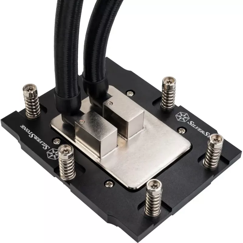 Mounting Kit SILVERSTONE XAC-MK-SP5 for AMD Socket SP5 — compatible with XE360PDD XE360 series, silver