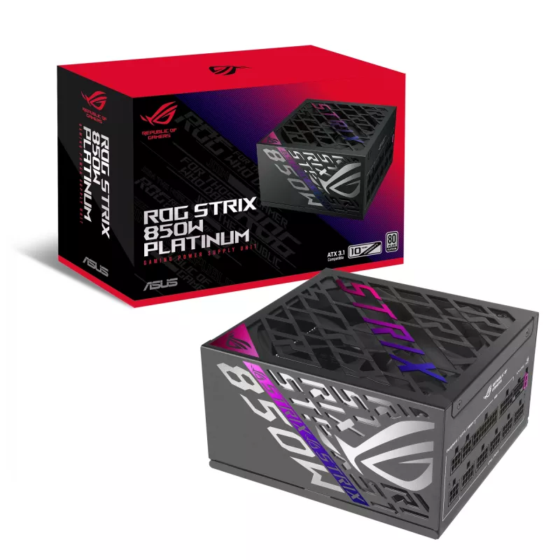 ASUS ROG -STRIX-850P-GAMING power supply unit 850 W 20+4 pin ATX ATX Black