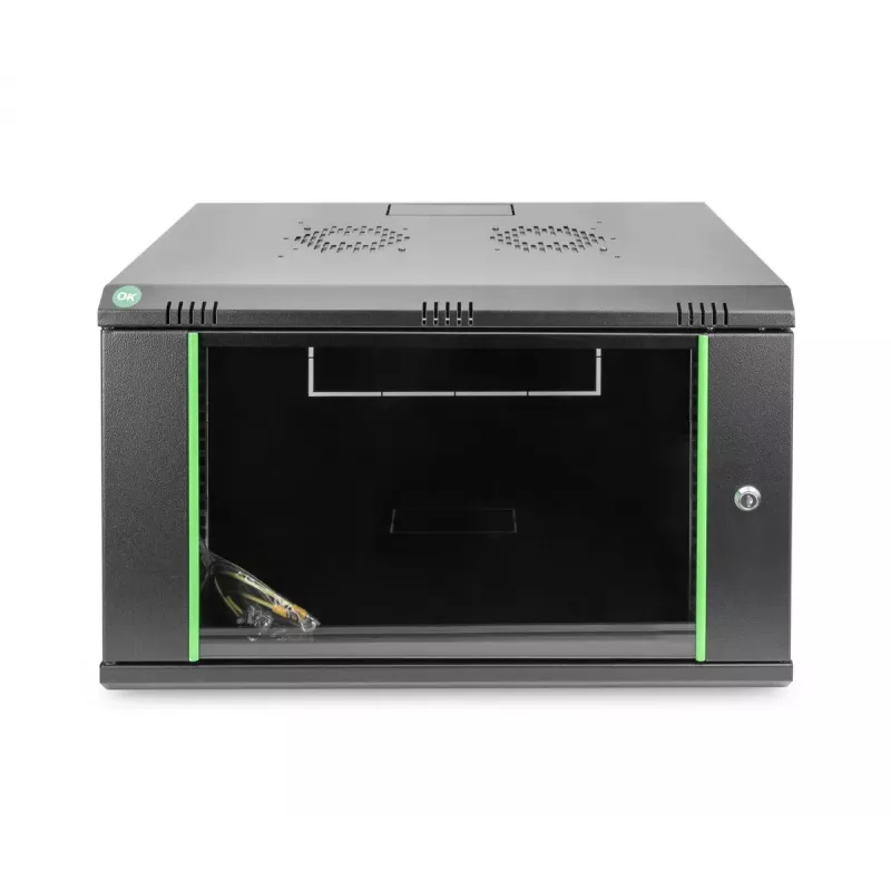 Wall mounted rack Digitus DN-19 07-U-EC-SW 600x450 mm