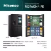 Hisense Cross door refrigerator RQ760N4IFE – Freestanding multi-door, 577 L total capacity, Black