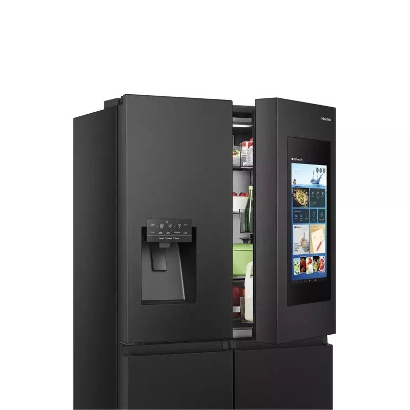 Hisense Cross door refrigerator RQ760N4IFE – Freestanding multi-door, 577 L total capacity, Black