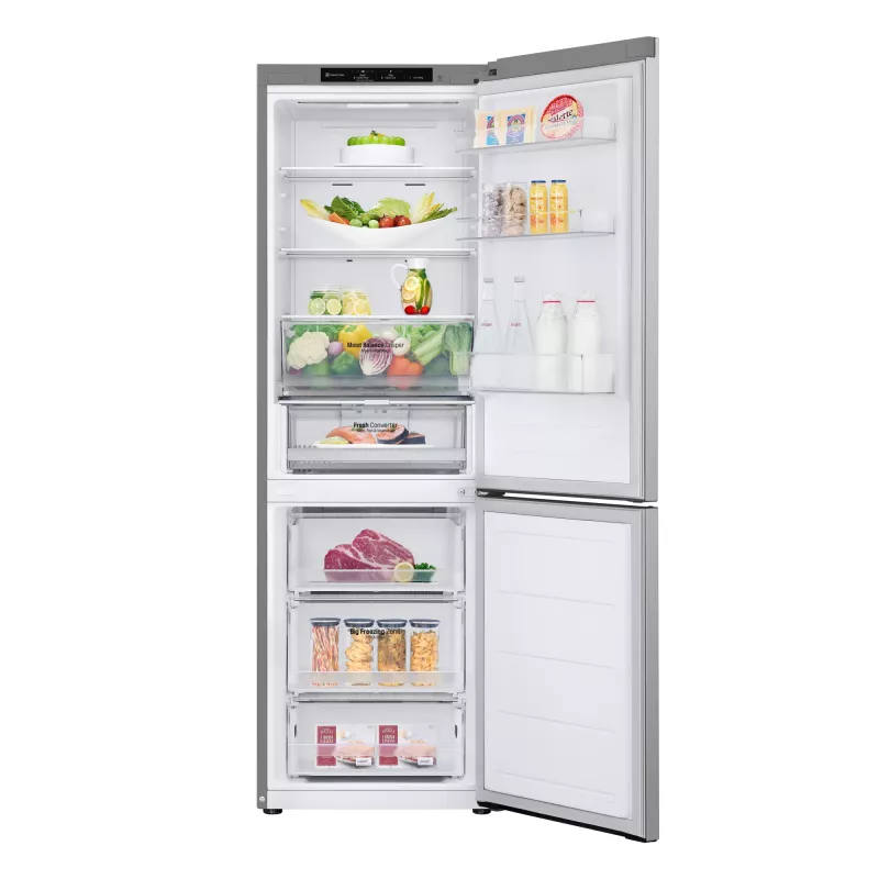 LG GBV3100CPY.APYQEUR fridge-freezer Freestanding 344 L Silver