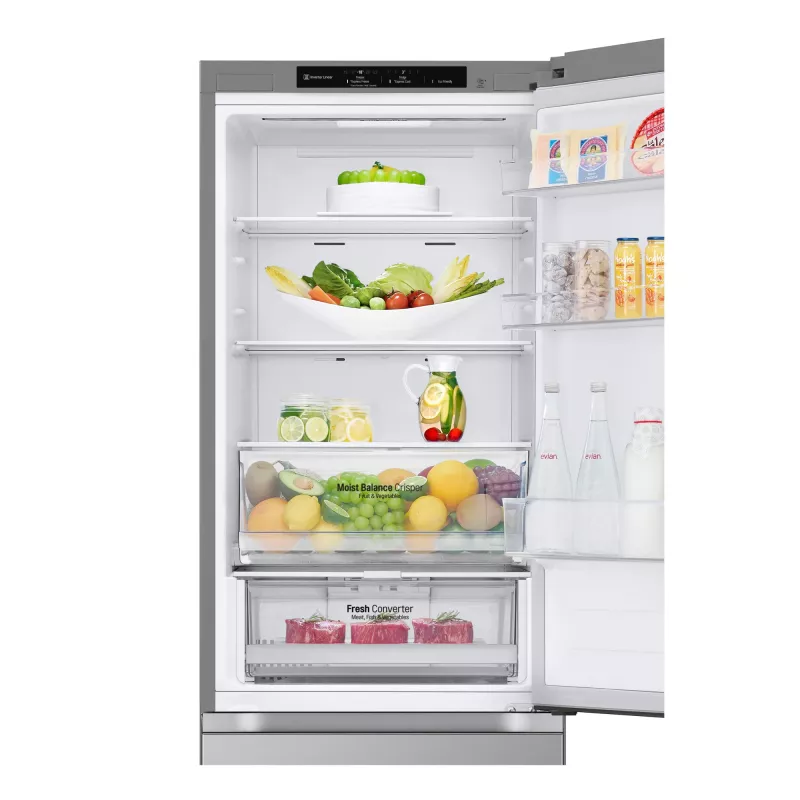 LG GBV3100CPY.APYQEUR fridge-freezer Freestanding 344 L Silver