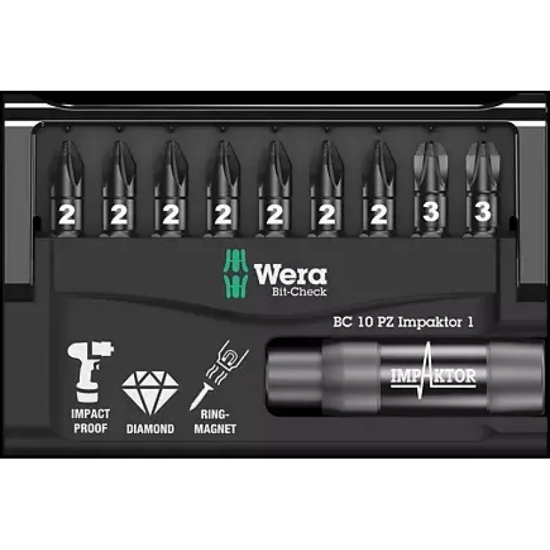 Screwdriver Bit Set Wera 05057684001