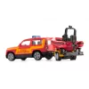 Siku Land Rover Defender with boat SUV model Preassembled