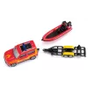 Siku Land Rover Defender with boat SUV model Preassembled