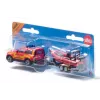 Siku Land Rover Defender with boat SUV model Preassembled