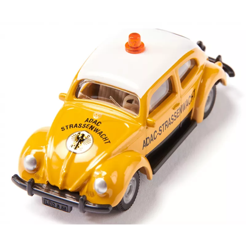 Classic car model Usorteret VW Beetle ADAC, preassembled, 78×38×29 mm