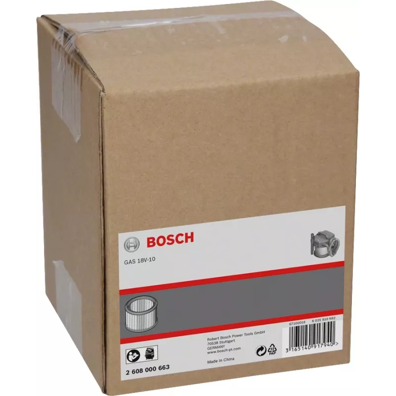 Bosch 2 608 000 663 dust extractor accessory Filter