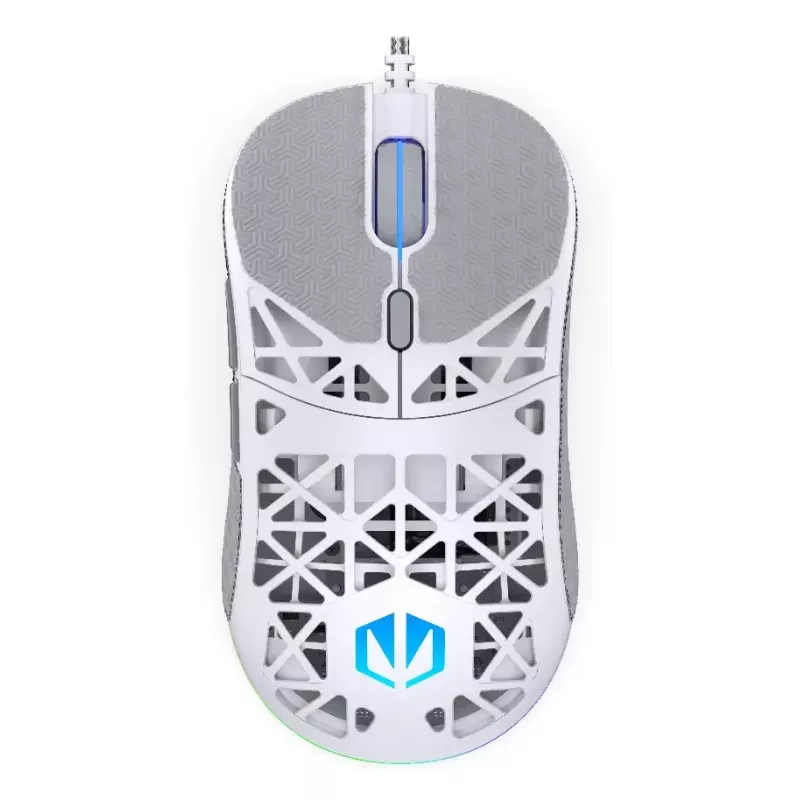 Wired gaming mouse ENDORFY LIV Onyx White — ambidextrous, optical 12000 DPI, 6 buttons, 1.8 m cable