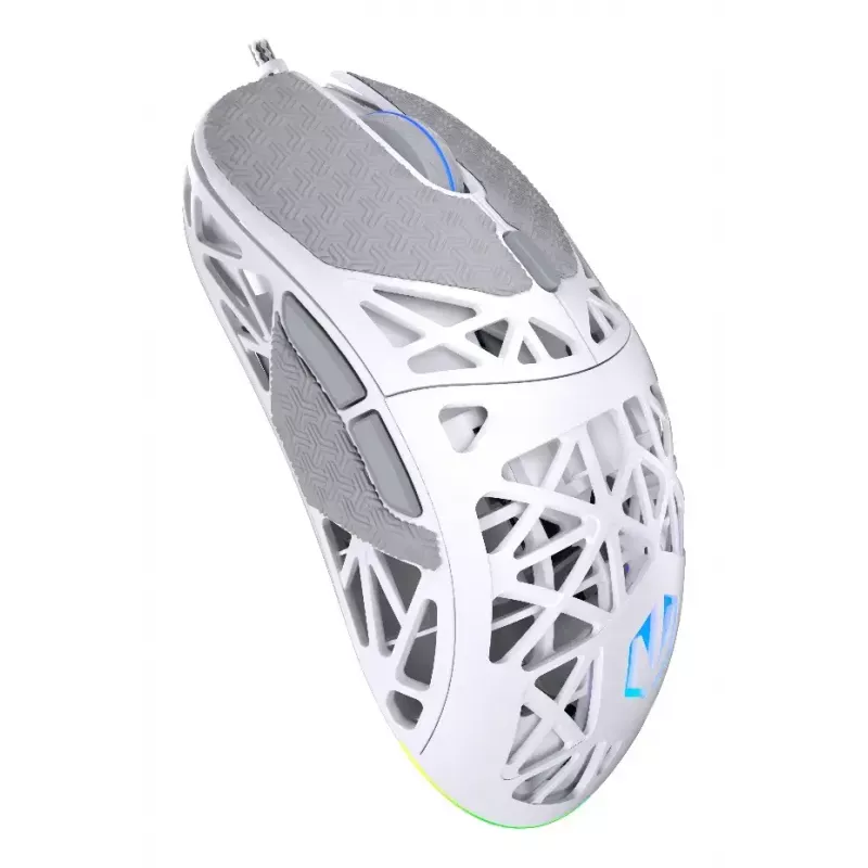 Wired gaming mouse ENDORFY LIV Onyx White — ambidextrous, optical 12000 DPI, 6 buttons, 1.8 m cable