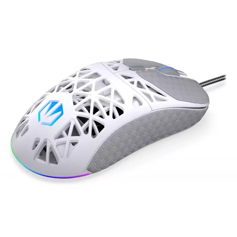 Wired gaming mouse ENDORFY LIV Onyx White — ambidextrous, optical 12000 DPI, 6 buttons, 1.8 m cable
