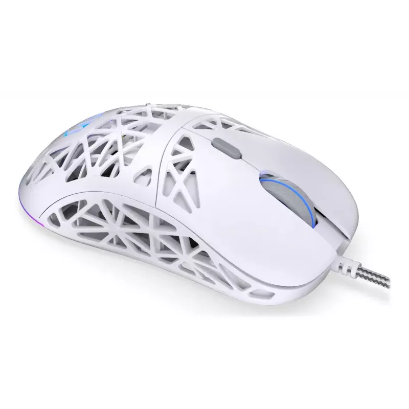 Wired gaming mouse ENDORFY LIV Onyx White — ambidextrous, optical 12000 DPI, 6 buttons, 1.8 m cable