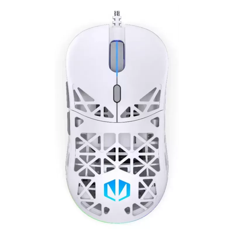 Wired gaming mouse ENDORFY LIV Onyx White — ambidextrous, optical 12000 DPI, 6 buttons, 1.8 m cable
