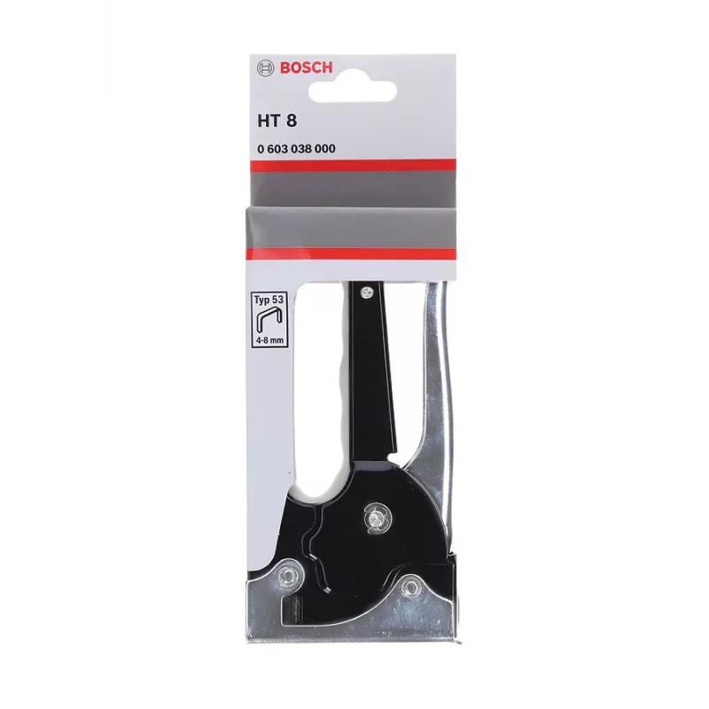 Bosch 0 603 038 000 manual staple gun Black, Stainless steel