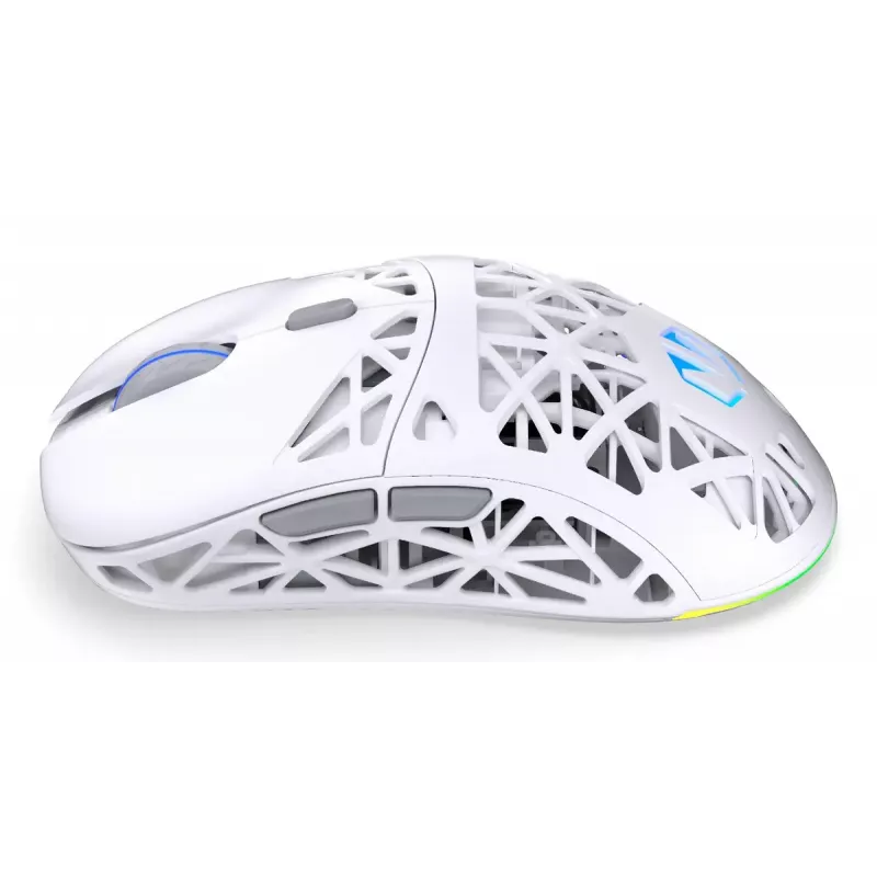 Wireless Ambidextrous Gaming Mouse ENDORFY LIV Plus Onyx White Bluetooth Optical 26000 DPI 6 Buttons Multi‑color Lighting Battery