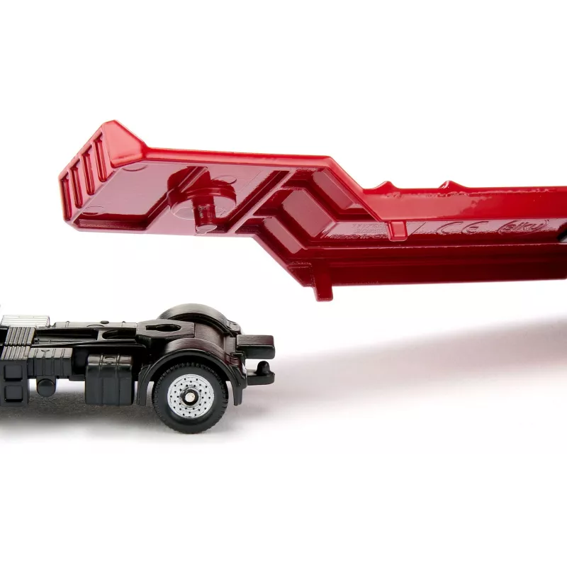 Siku MAN truck with road roller, Truck/Trailer model, 1:87, MAN, Boy/Girl, Metal, Plastic, Red, Yellow
