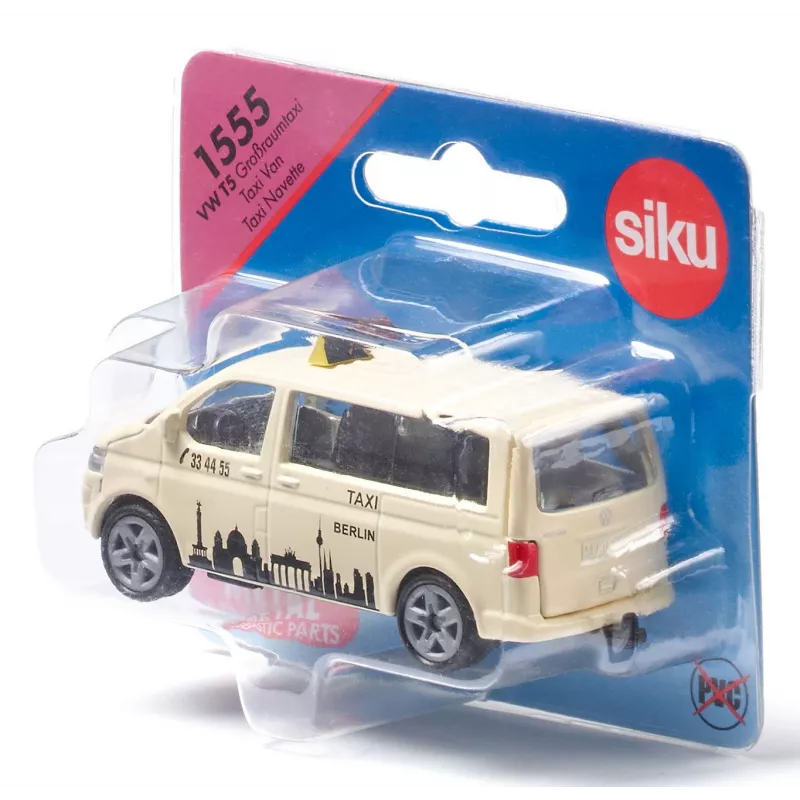 Siku VW T5 Taxi Van Model Vehicle (Blister Pack)
