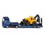 Siku MAN Truck with Backhoe Loader, Truck/Trailer model, 1:87, MAN, Boy/Girl, Metal, Plastic, Blue, Yellow