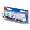 Toy vehicle set Siku Municipal: road sweeper and garbage truck, metal/plastic, white, age 3+