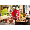 Ariete 2854 Moderna Electric Kettle, 2000 W, 1.7 L Capacity, 360° Cordless, Automatic Shut-off System, Removable Filter, Visible Water Level, Thermometer, red