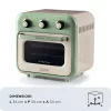 Ariete 4632 Air fryer and oven Vintage, 1400W, 2in1, Capacity 16L, Accessories included, Timer 60 minutes, Double glass, Green