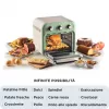 Ariete 4632 Air fryer and oven Vintage, 1400W, 2in1, Capacity 16L, Accessories included, Timer 60 minutes, Double glass, Green