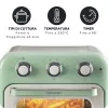 Ariete 4632 Air fryer and oven Vintage, 1400W, 2in1, Capacity 16L, Accessories included, Timer 60 minutes, Double glass, Green
