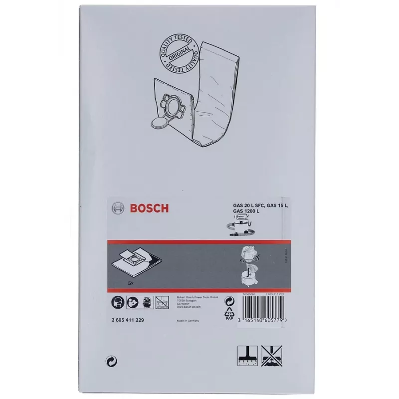 Bosch 2 605 411 229 dust extractor accessory Dust bag