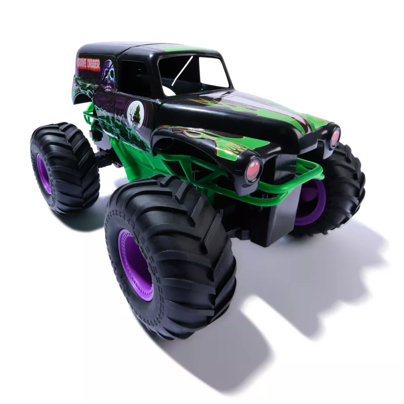 Monster Jam , Official Smash & Bash Grave Digger Remote Control Indoor & Outdoor Vehicle, 1:15 Scale Repairable Monster Truck, Kids Toys for Boy and Girls Ages 4 and up