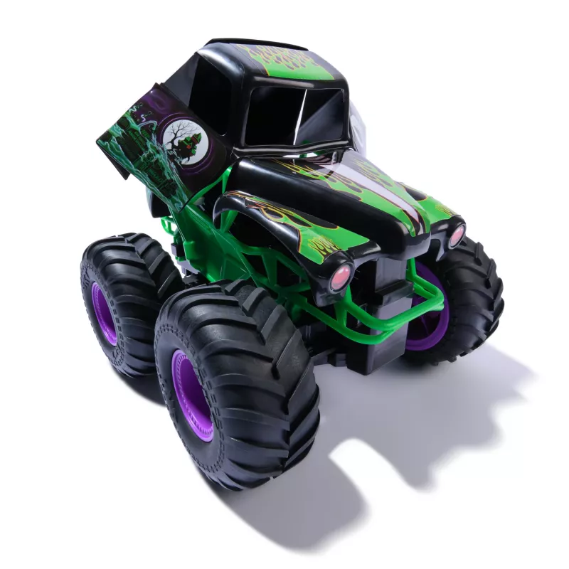 Monster Jam , Official Smash & Bash Grave Digger Remote Control Indoor & Outdoor Vehicle, 1:15 Scale Repairable Monster Truck, Kids Toys for Boy and Girls Ages 4 and up