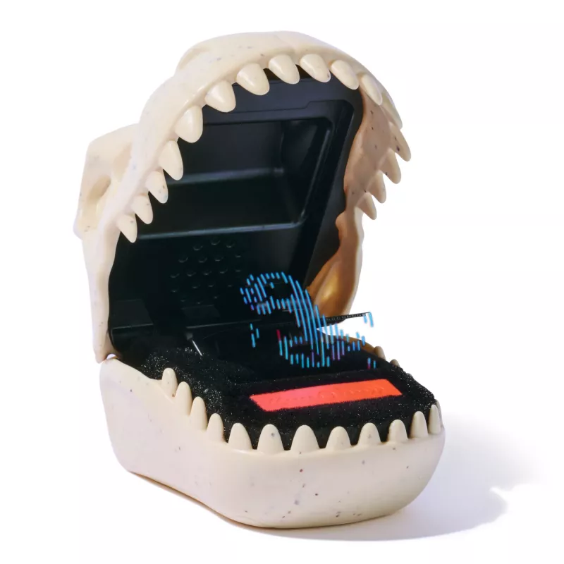 Interactive Dinosaur Toy Spinmaster Bitzee Jurassic World – 25 dinos inside, touch-reactive pods, AA battery, beige