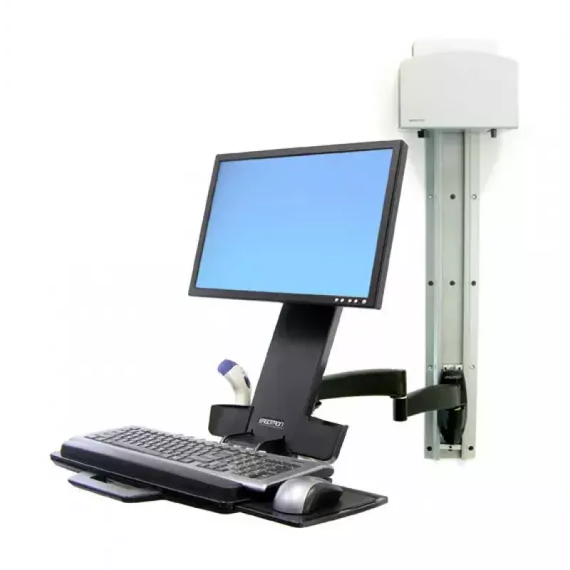 Ergotron 200 Series Combo Arm 61 cm (24 inch) Wall Black