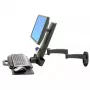 Ergotron 200 Series Combo Arm 61 cm (24 inch) Wall Black