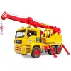 Toy crane truck BRUDER MAN TGA model 01054, scale toy vehicle for play
