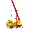Toy crane truck BRUDER MAN TGA model 01054, scale toy vehicle for play
