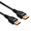 Lindy 1m Slim DisplayPort 1.4 Cable, 1 m, DisplayPort, DisplayPort, Male, Male, 7680 x 4320 pixels