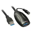USB Extension Cable Lindy 15m USB 3.0 Active Extension