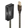 Lindy 10m USB 2.0 Active Extension Hub, USB 2.0, USB 2.0, 480 Mbit/s, Grey, 28/24, 10 m