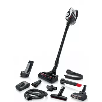 Bosch Serie 8 BSS825ALL stick vacuum/electric broom Battery Dry Bagless Black, White 5 Ah